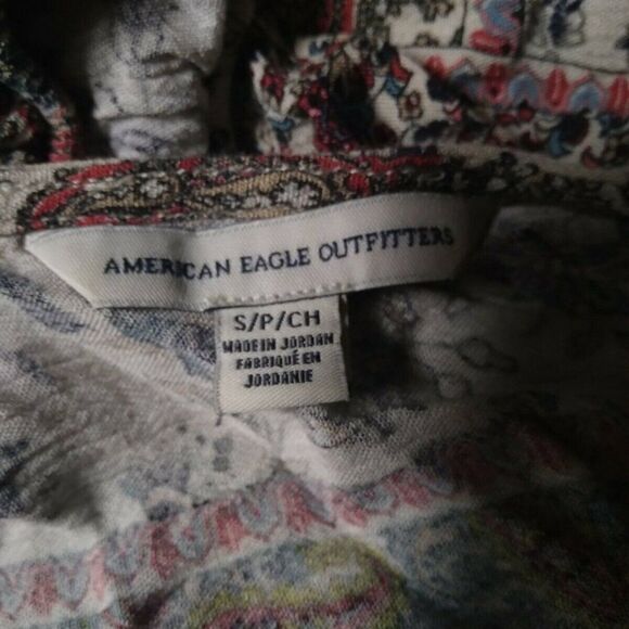 American Eagle Outfitters Women’s S Romper Shorts Boho Floral - Picture 5 of 6